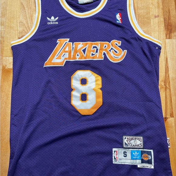 adidas Other - Adidas Purple Lakers Jersey with Number 8